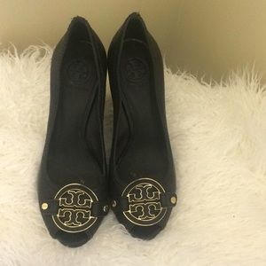 Tory Burch Wedge heels Black size 9.5